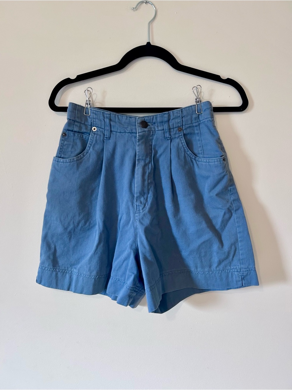 ✨ Vintage 90s BP Basics High-Waisted Pleated Cotton Shorts ✨